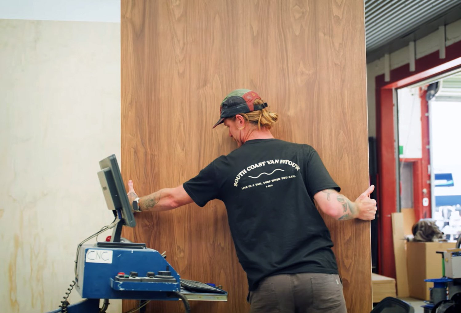 A man working in a factory