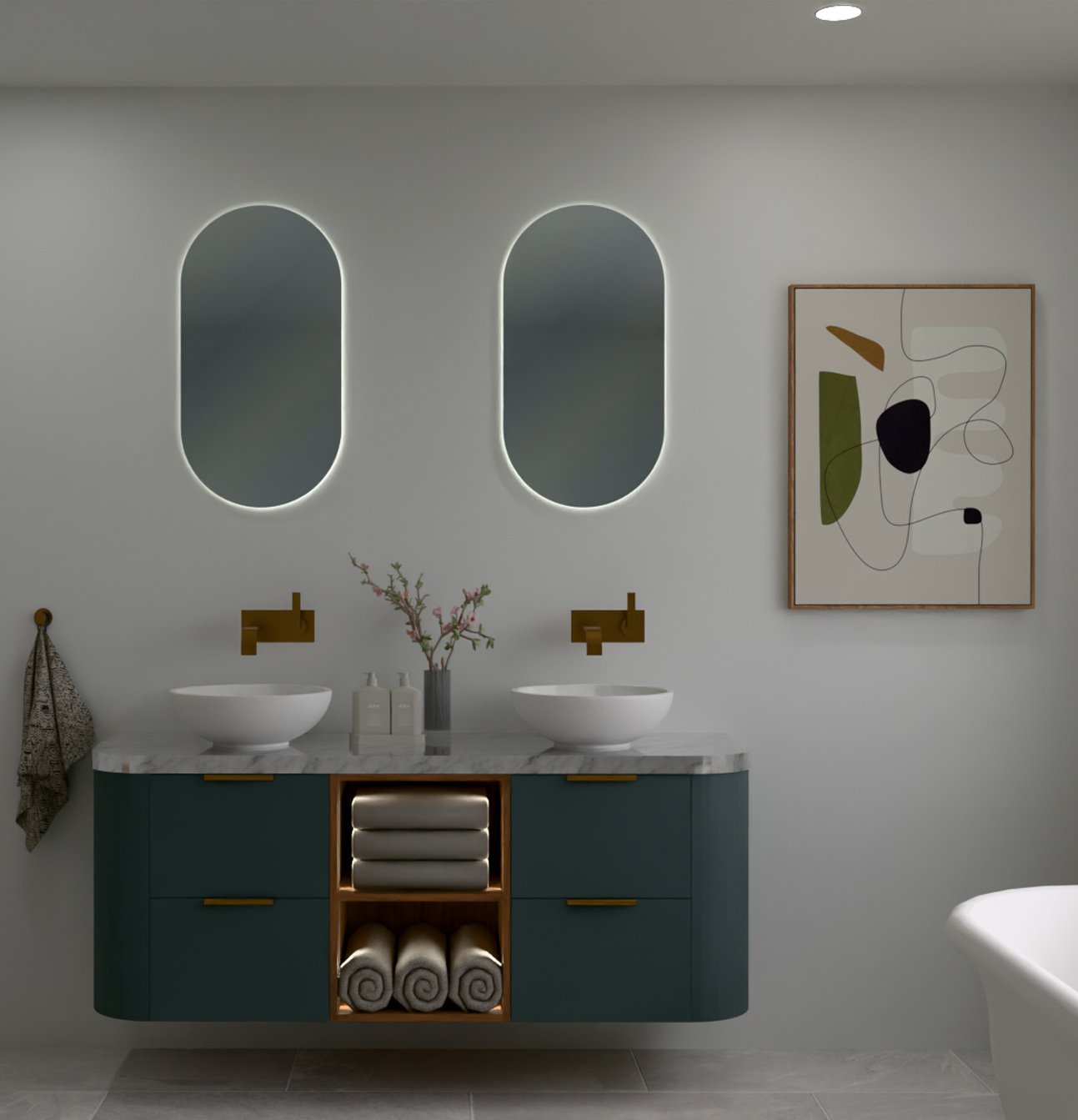 Bathroom rendering
