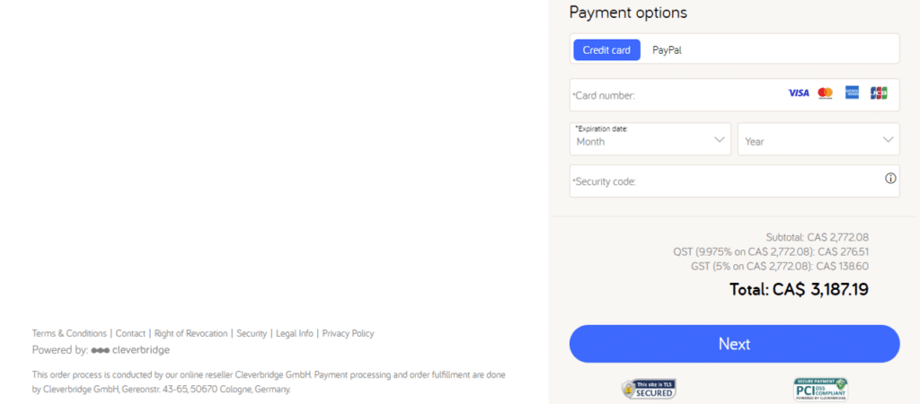 payment
