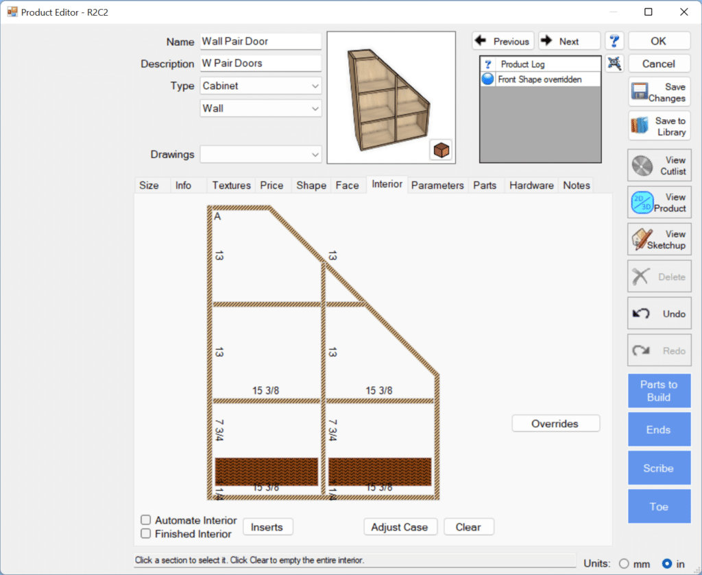 Sectioning-Product-Editor